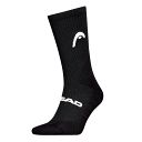 Head Tennis Crew Socks 1P Black